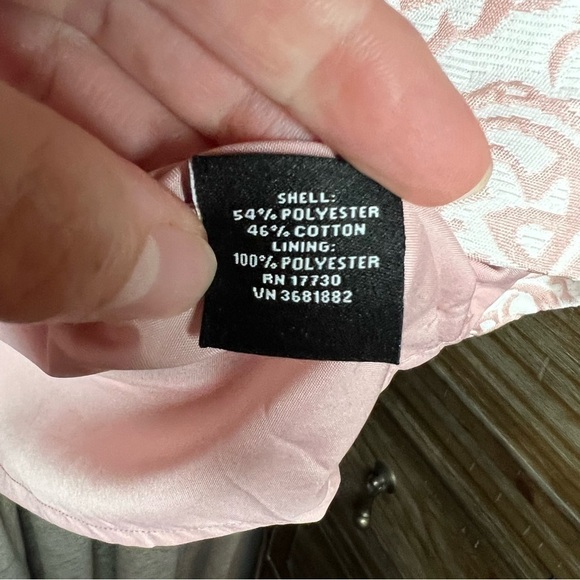 NWT Victoria Beckham Target Blush Pink Jacquard Mod Shift Dress Size Medium - Picture 9 of 15